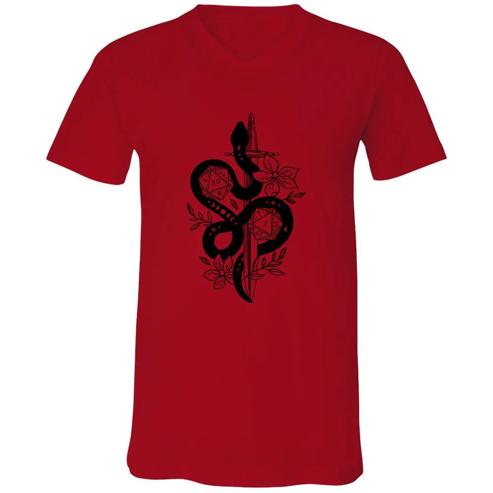 D20 Snake and Sword - Red - 3