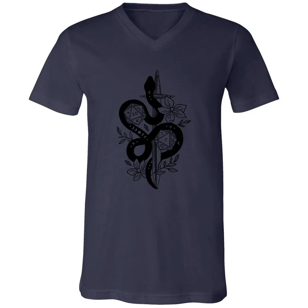 D20 Snake and Sword - Navy - 9