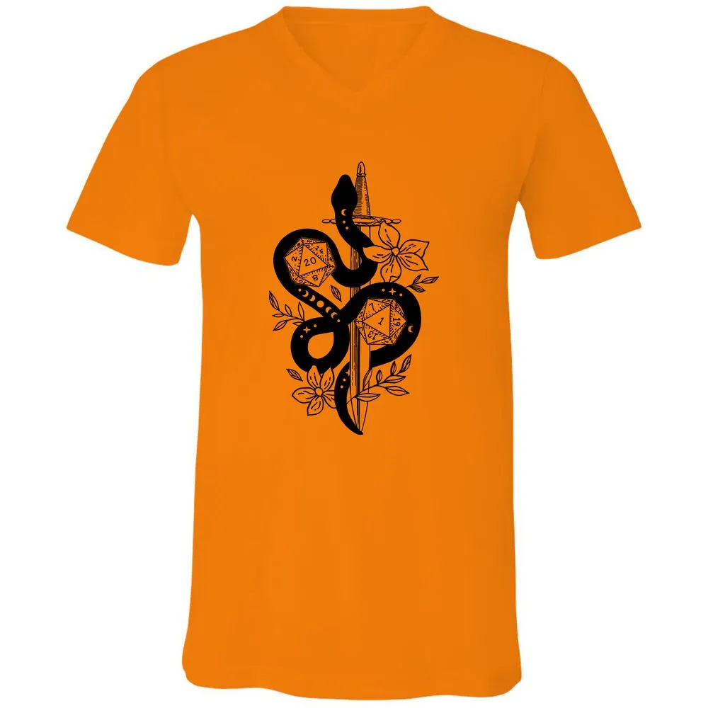 D20 Snake and Sword - Orange - 11