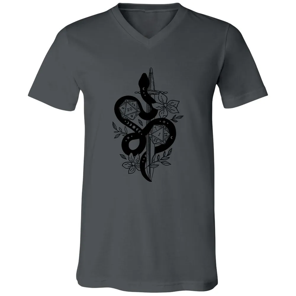 D20 Snake and Sword - Asphalt - 12