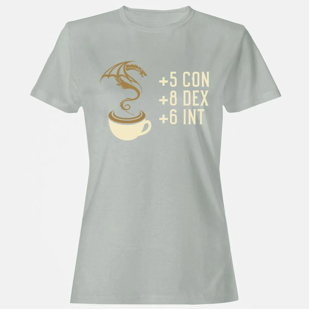 Coffee Dragon Women's T-Shirt - Ash - 2
