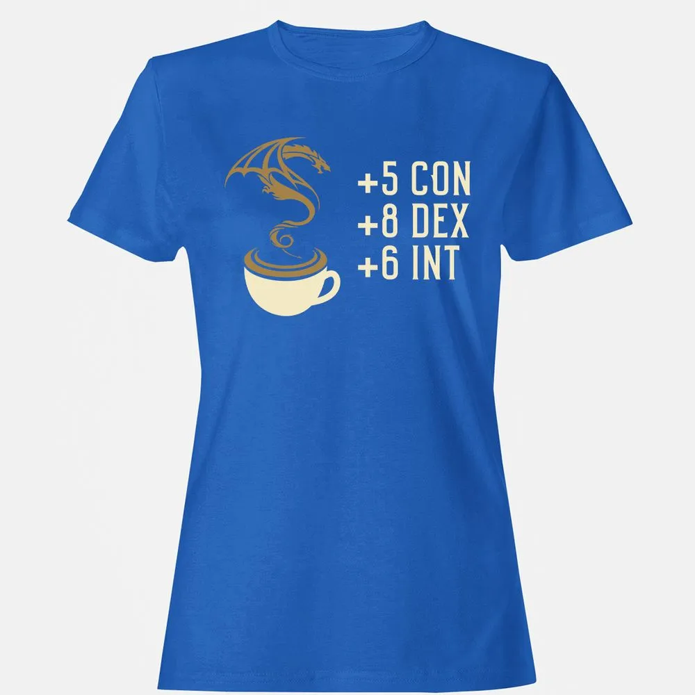 Coffee Dragon Women's T-Shirt - Royal - 14