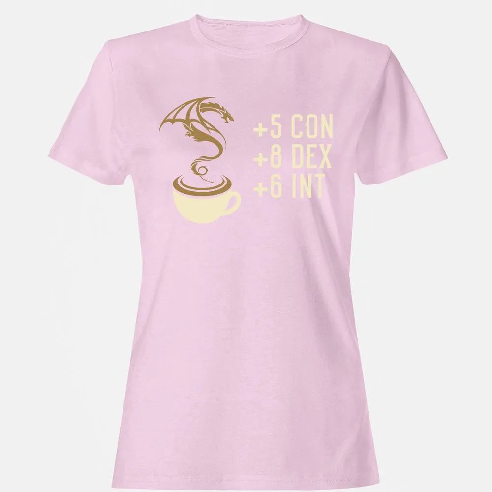 Coffee Dragon Women's T-Shirt - Light Pink - 9