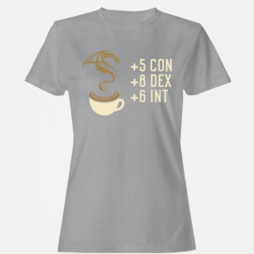 Coffee Dragon Women's T-Shirt - Sport Grey - 15
