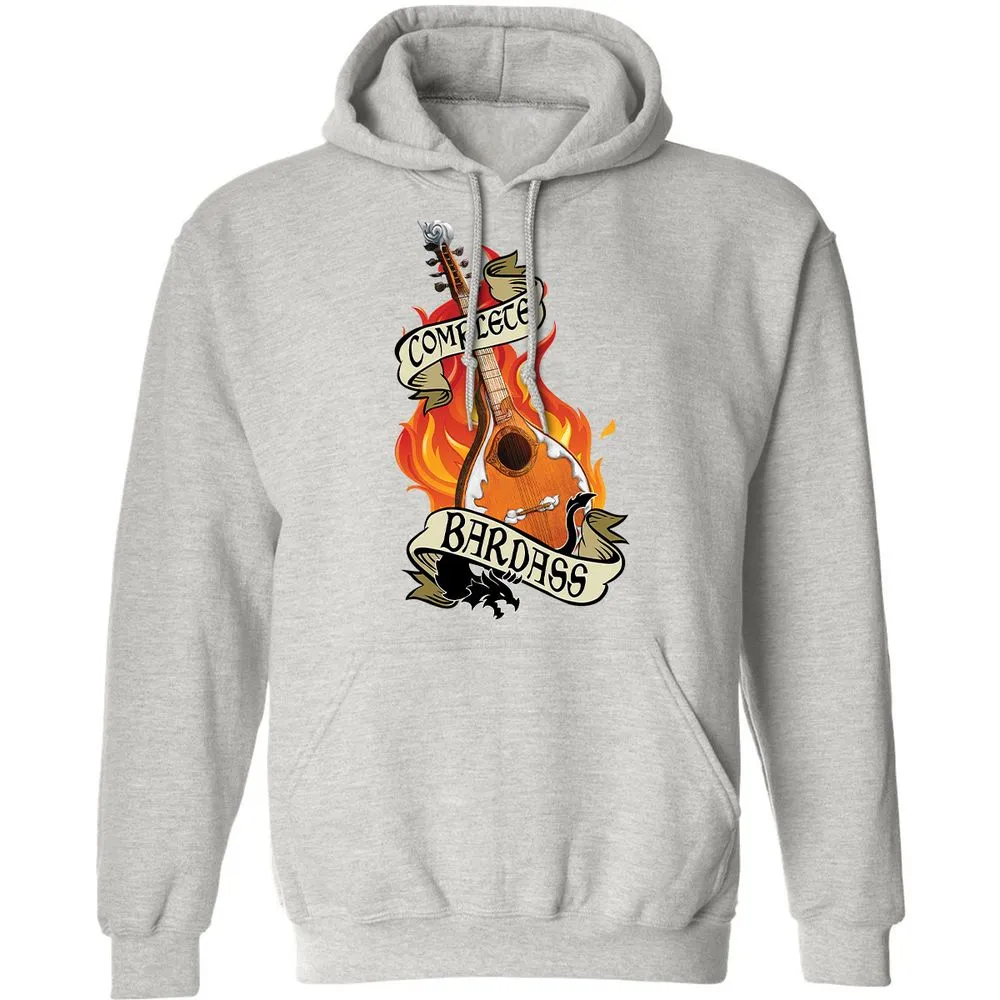 Complete Bardass Classic Unisex Hoodie - Ash - 8