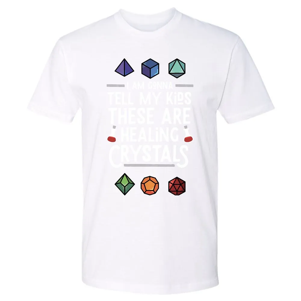 Healing Crystals Premium Unisex T-Shirt - White - 4