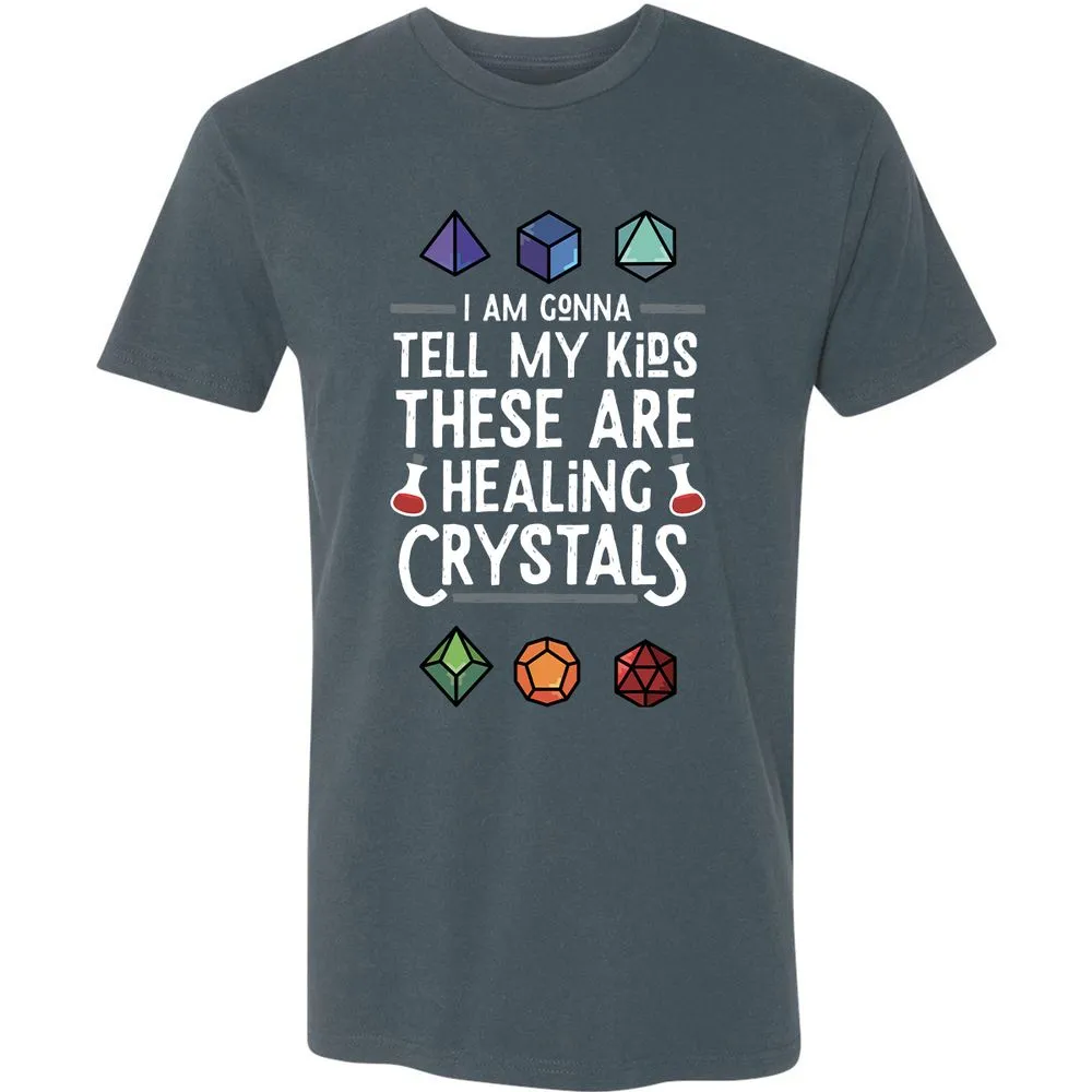 Healing Crystals Premium Unisex T-Shirt - Indigo - 15