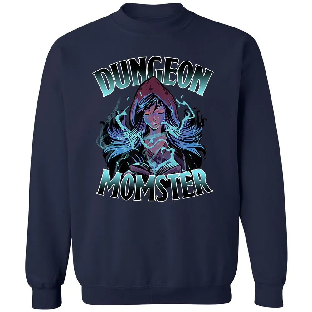 Dungeon Momster Classic Unisex Sweatshirt - Navy - 2