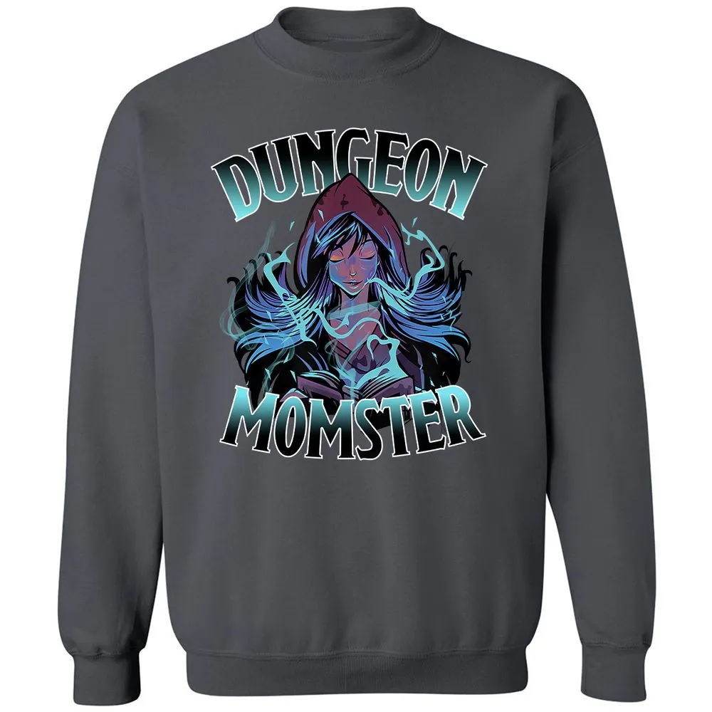 Dungeon Momster Classic Unisex Sweatshirt - Charcoal - 7