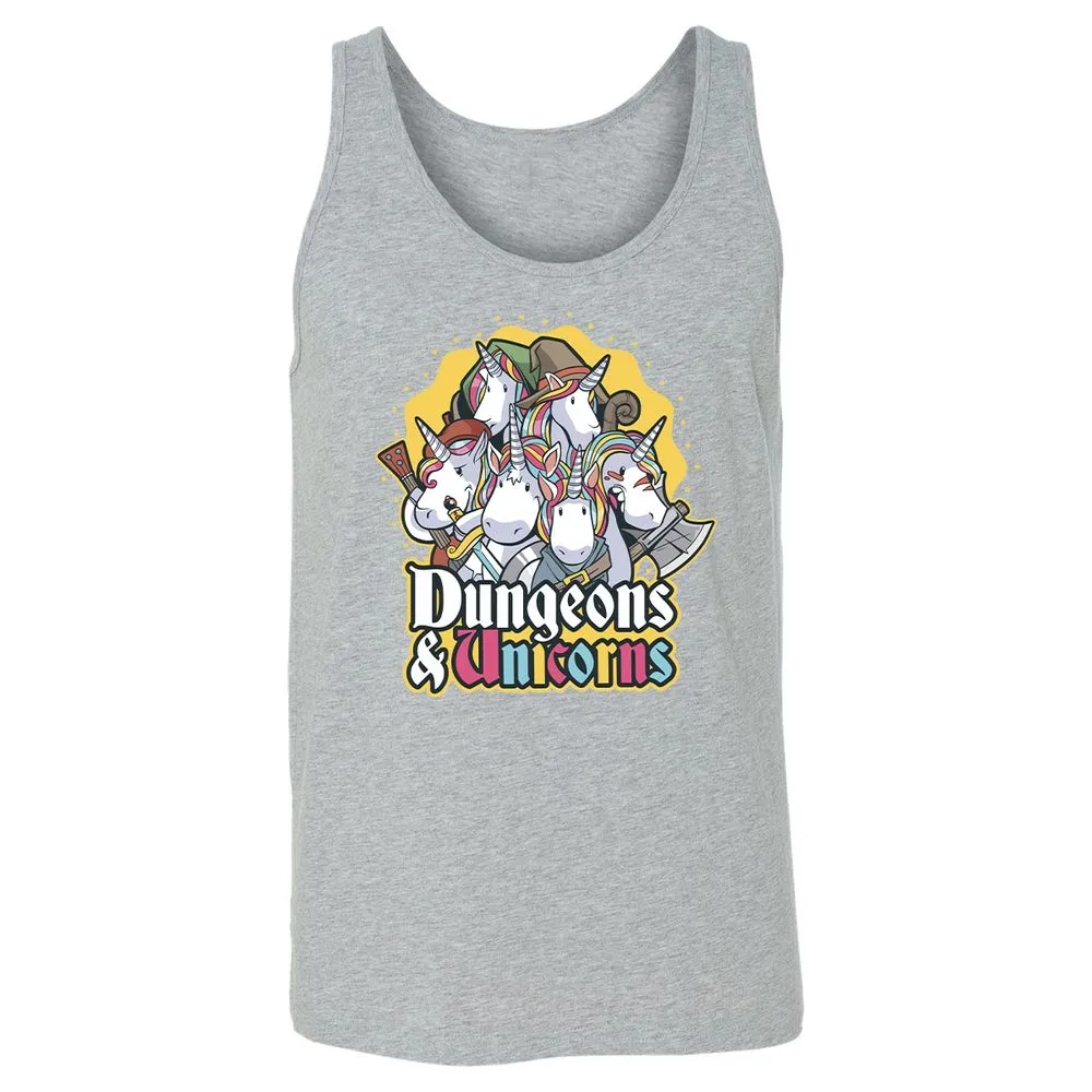 Dungeons And Unicorns Unisex Jersey Tank - Athletic Heather - 4