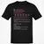 Chemist Stats Classic Unisex T-Shirt - Black - 1
