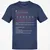 Chemist Stats Classic Unisex T-Shirt - Navy - 7
