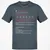 Chemist Stats Classic Unisex T-Shirt - Charcoal - 3