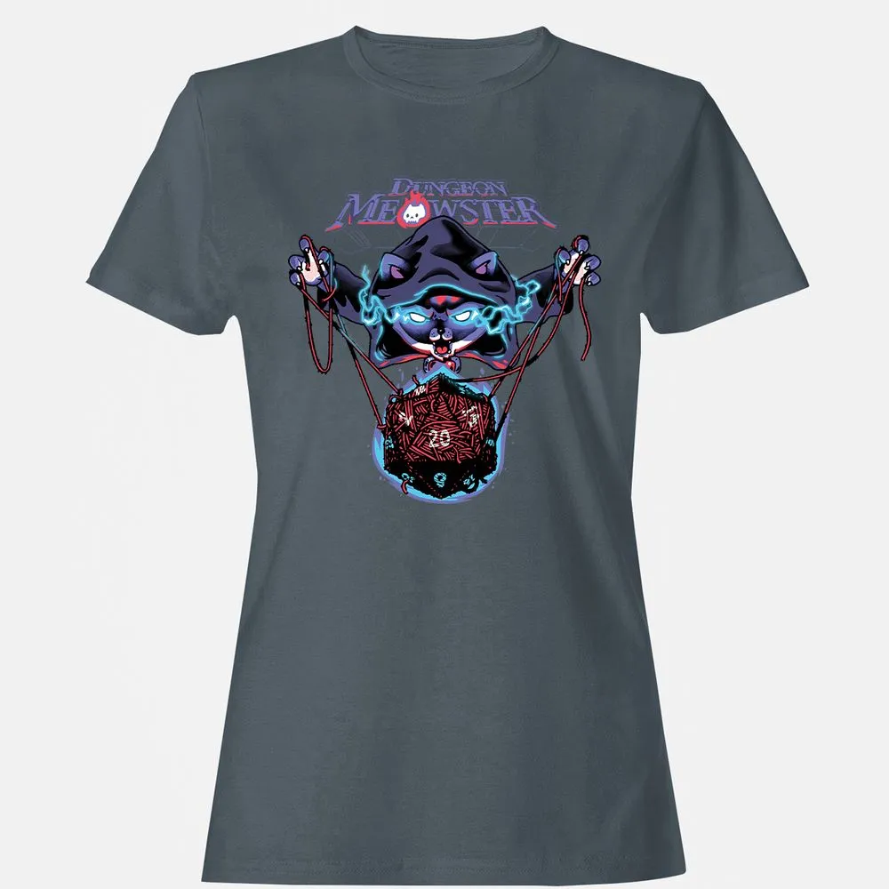 Dungeon Meowster Women's T-Shirt - Charcoal - 3