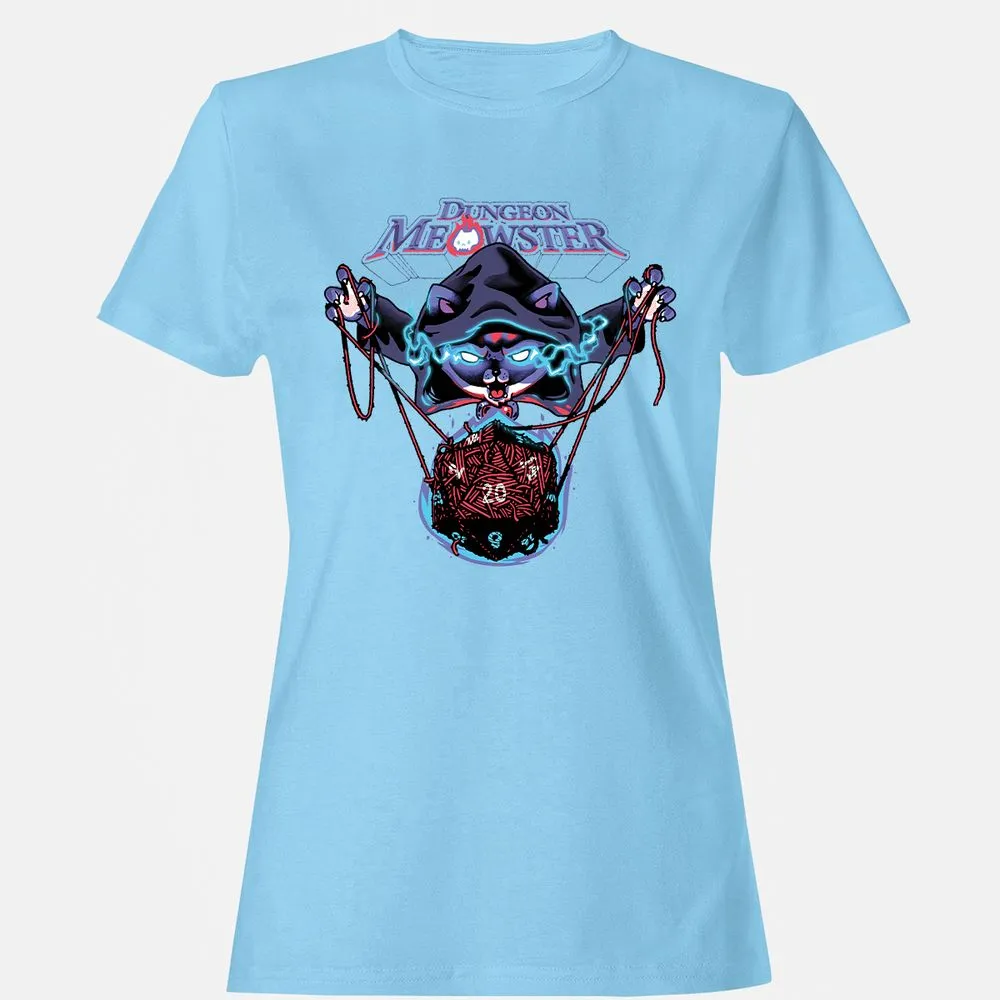 Dungeon Meowster Women's T-Shirt - Light Blue - 8