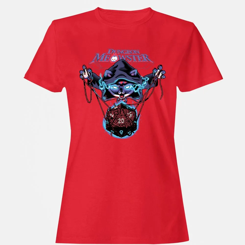 Dungeon Meowster Women's T-Shirt - Red - 13
