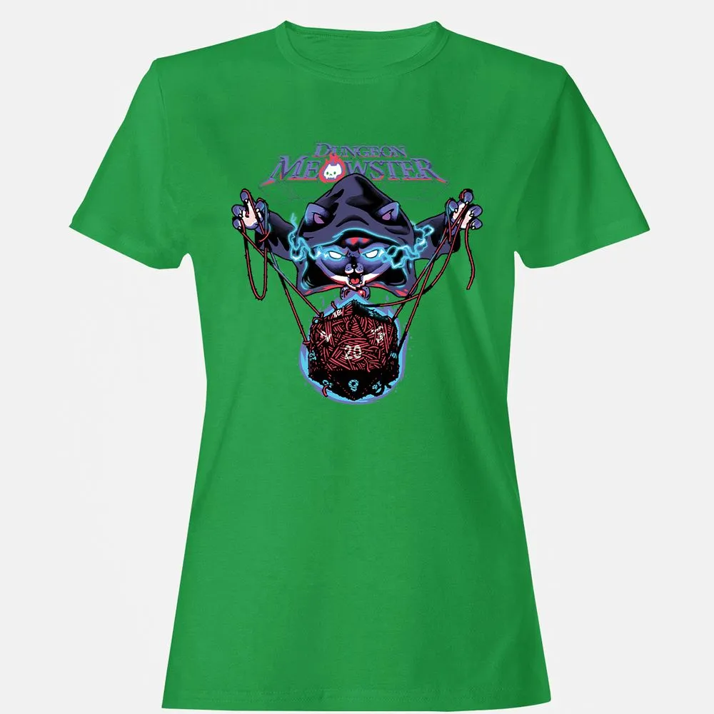 Dungeon Meowster Women's T-Shirt - Irish Green - 7