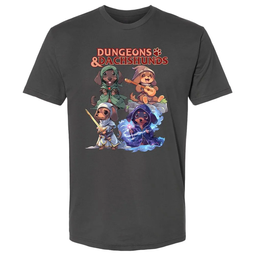 Dungeons & Dachshunds Premium Unisex T-Shirt - Heavy Metal - 8