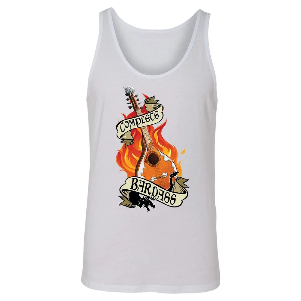 Complete Bardass Unisex Jersey Tank - White - 14