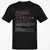 Physicist Stats Classic Unisex T-Shirt - Black - 1