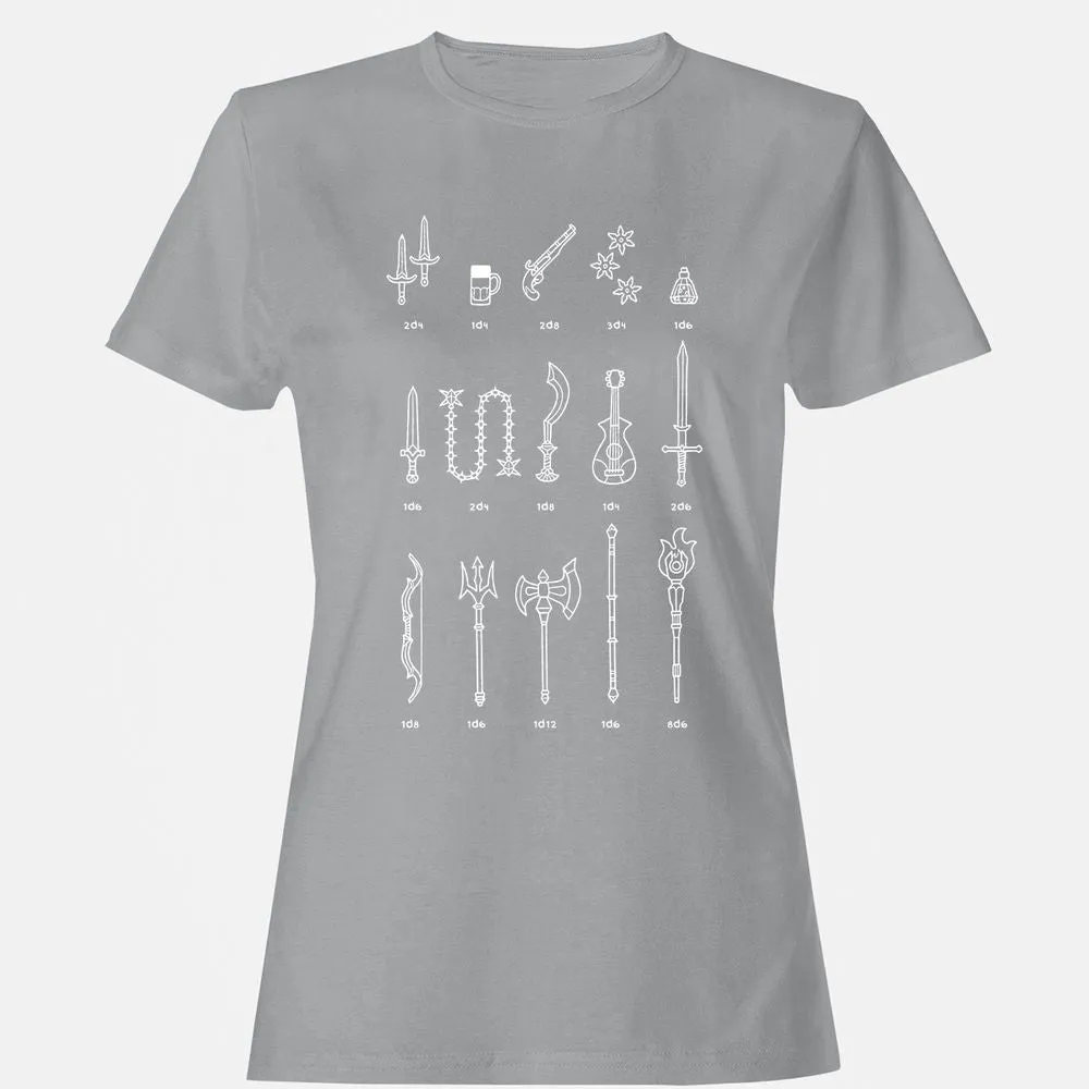 Damage Dealer RPG Women's T-Shirt - Sport Grey - 15
