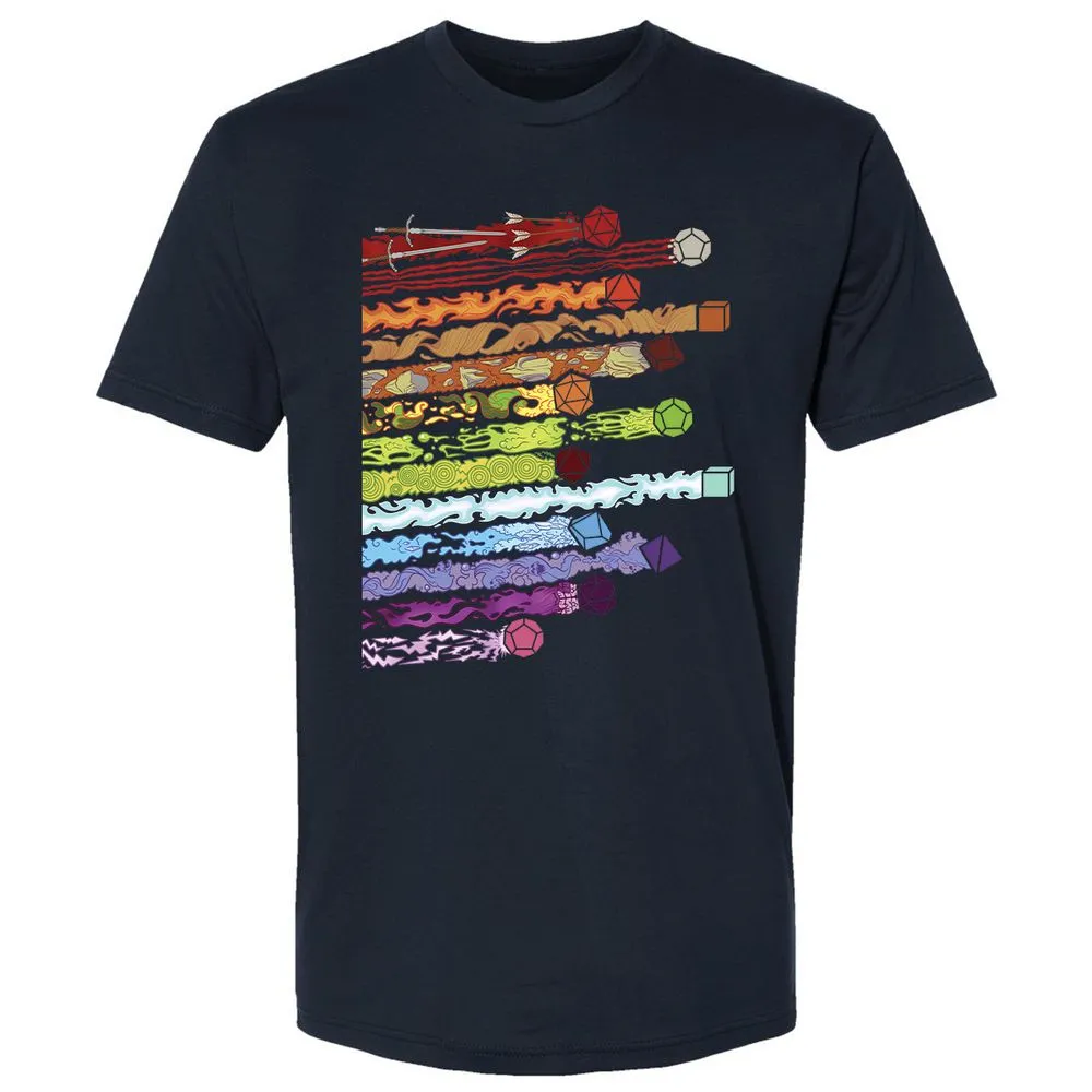 Damage Dices Premium Unisex T-Shirt - Midnight Navy - 2