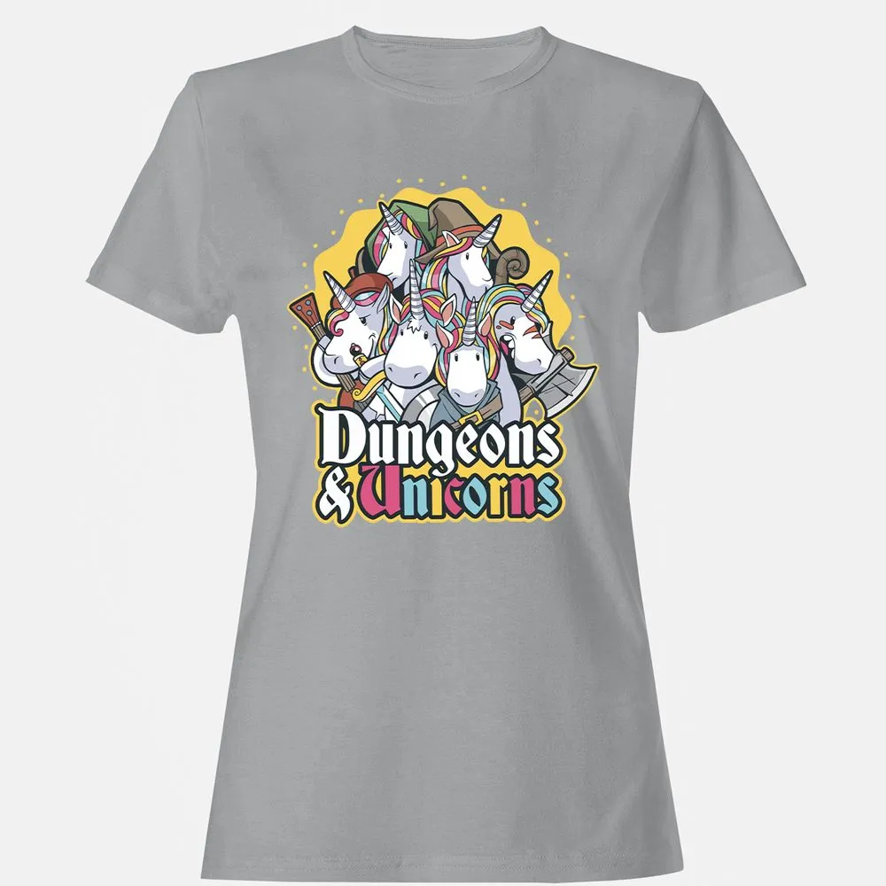 Dungeons And Unicorns Women's T-Shirt - Sport Grey - 15