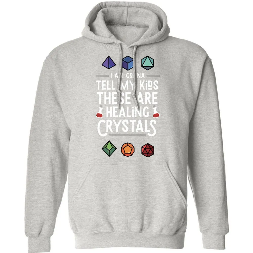 Healing Crystals Classic Unisex Hoodie - Ash - 8