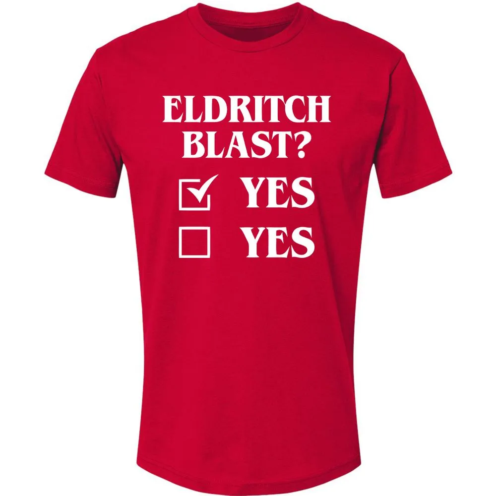 Eldritch Blast Yes Premium Unisex T-Shirt - Red - 6
