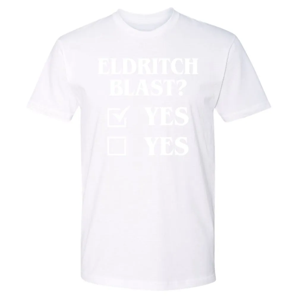 Eldritch Blast Yes Premium Unisex T-Shirt - White - 4