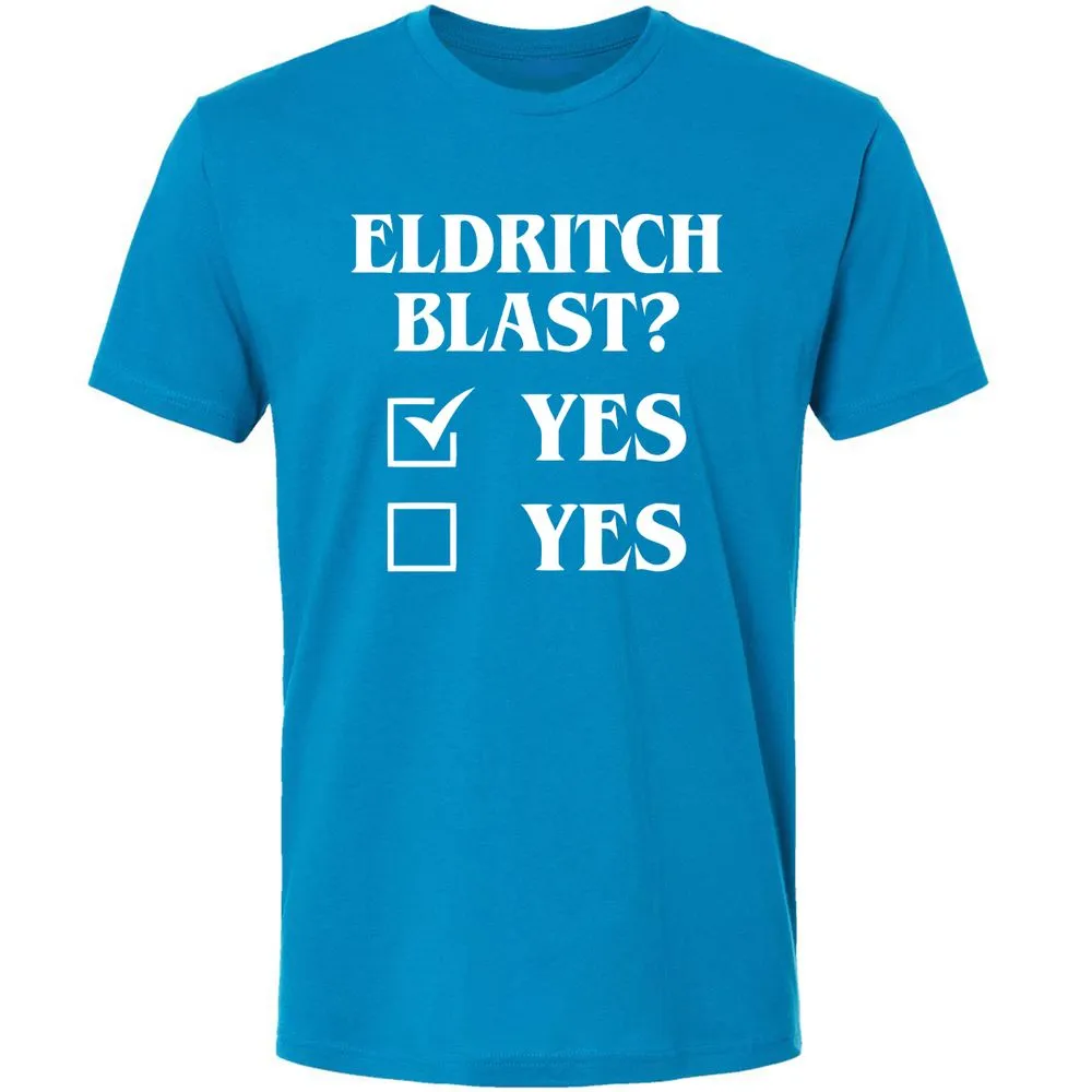 Eldritch Blast Yes Premium Unisex T-Shirt - Turquoise - 16