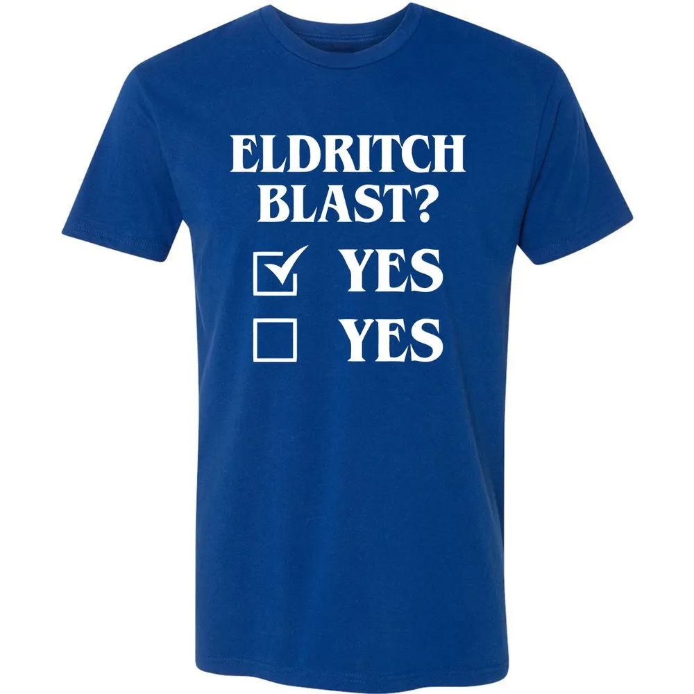Eldritch Blast Yes Premium Unisex T-Shirt - Royal - 10