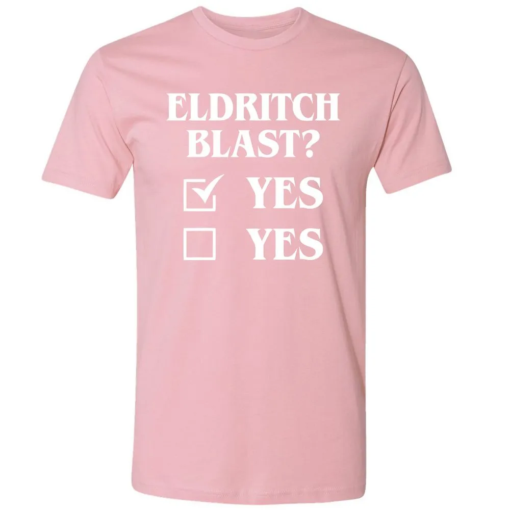 Eldritch Blast Yes Premium Unisex T-Shirt - Light Pink - 3