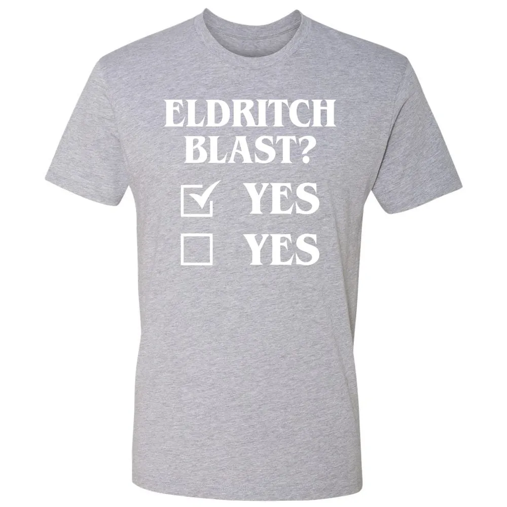 Eldritch Blast Yes Premium Unisex T-Shirt - Heather Grey - 9