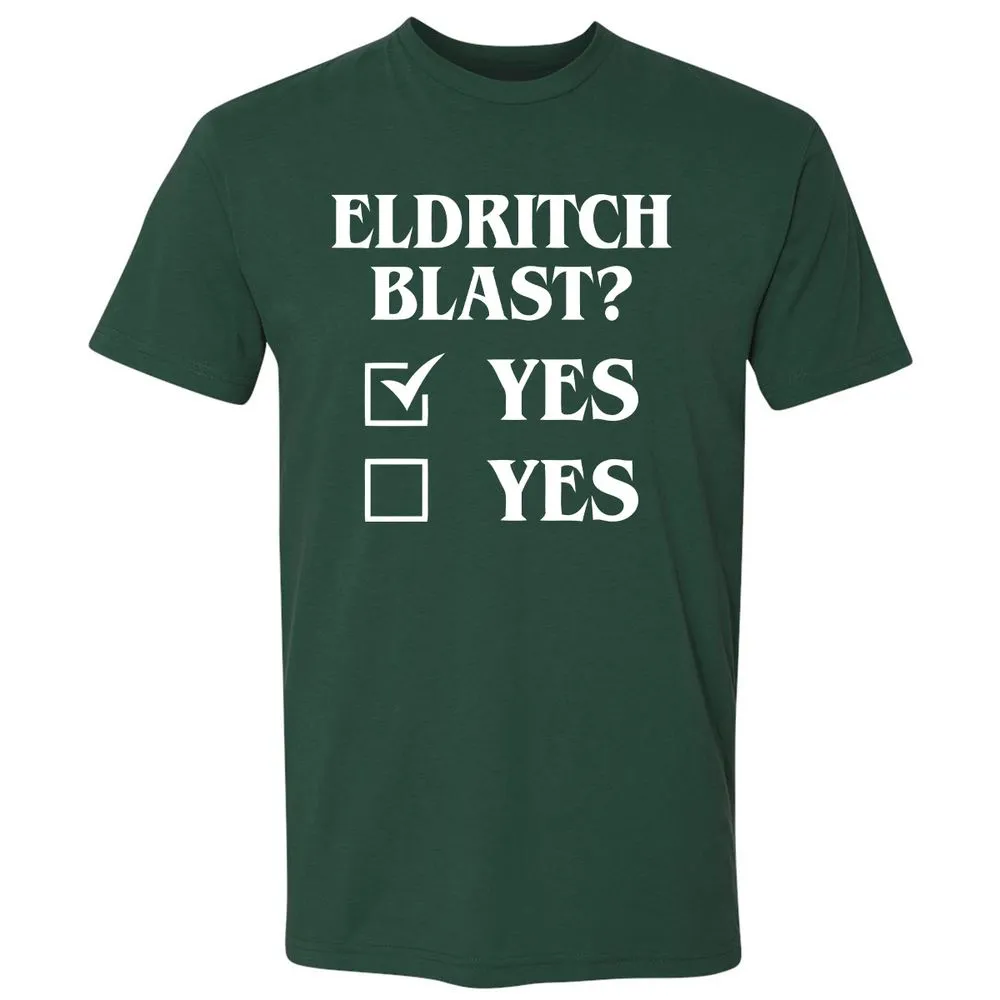 Eldritch Blast Yes Premium Unisex T-Shirt - Forest Green - 13