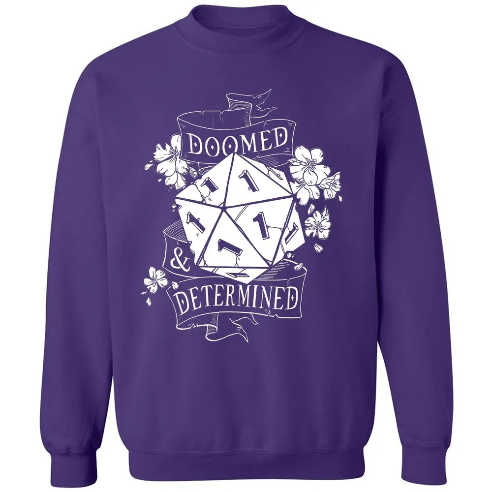 Doomed Determined Classic Unisex Sweatshirt - Purple - 6