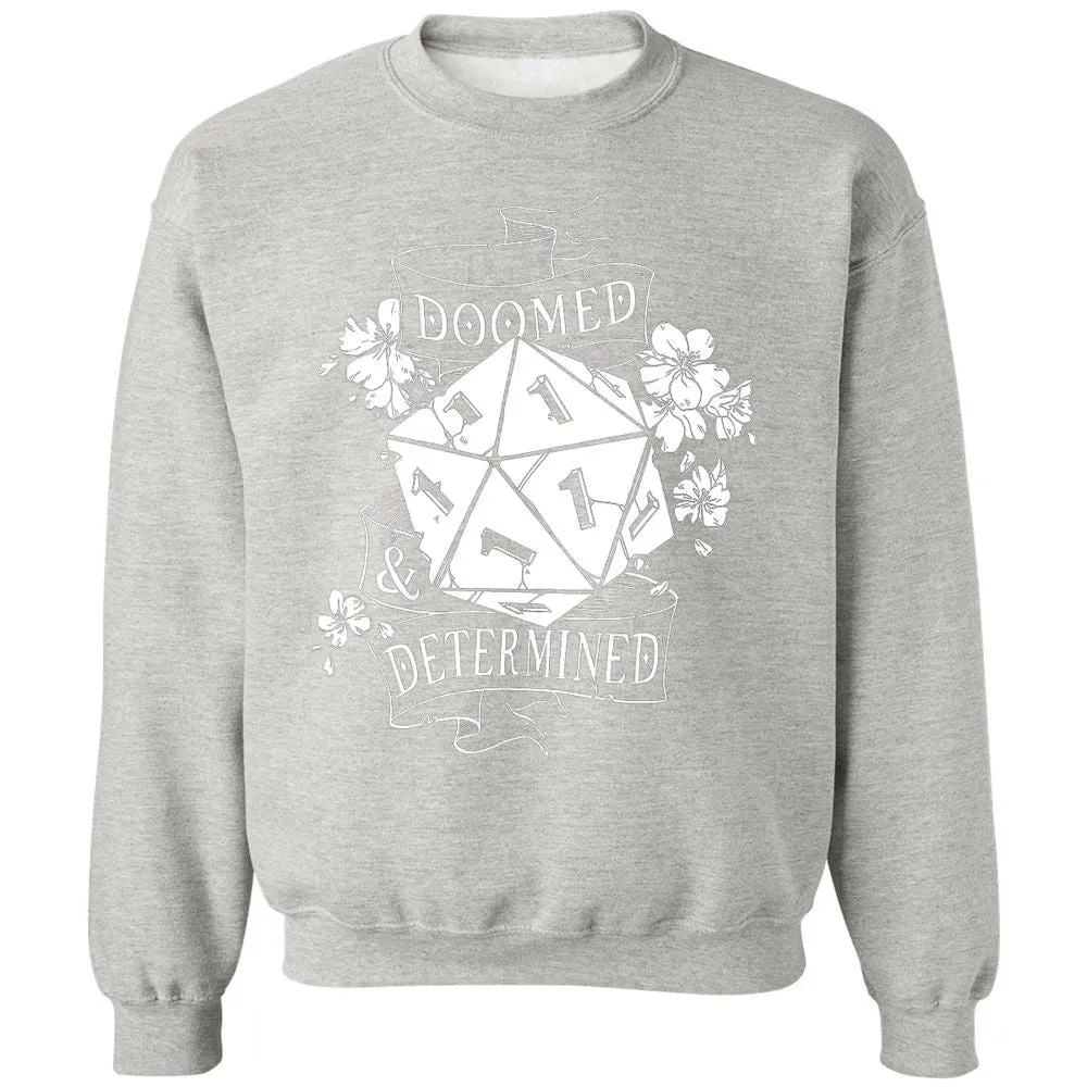 Doomed Determined Classic Unisex Sweatshirt - Ash - 8