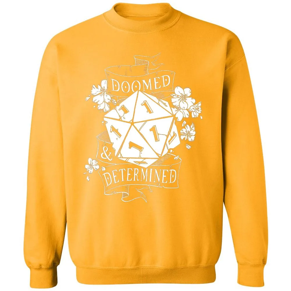 Doomed Determined Classic Unisex Sweatshirt - Gold - 11