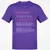 Paramedic Stats Classic Unisex T-Shirt - Purple - 9