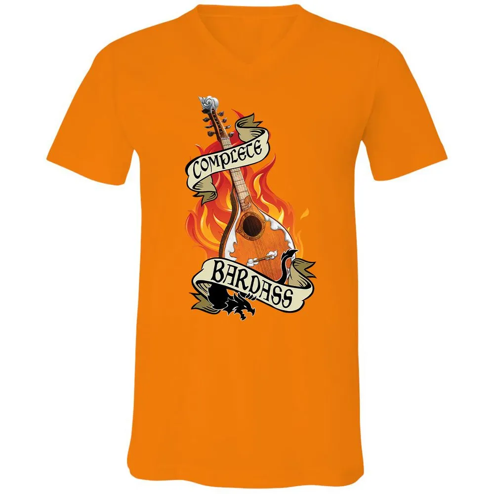 Complete Bardass Unisex V-Neck T-Shirt - Orange - 11