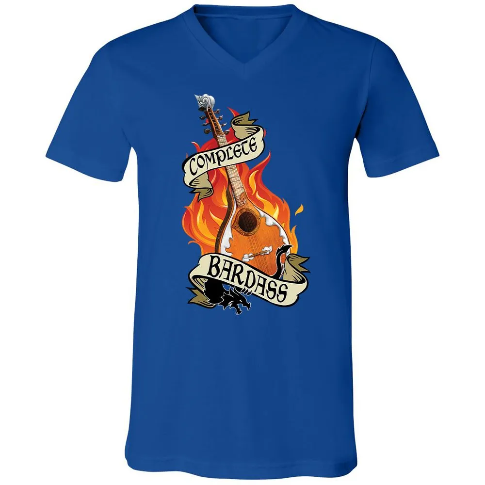Complete Bardass Unisex V-Neck T-Shirt - True Royal - 4
