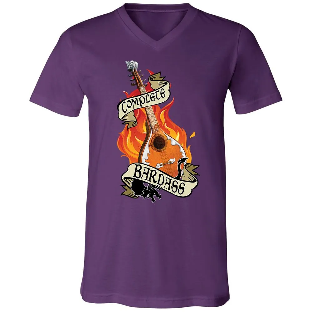 Complete Bardass Unisex V-Neck T-Shirt - Team Purple - 9