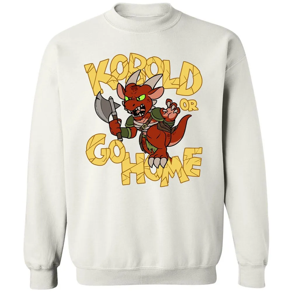 Kobold Or Go Home Classic Unisex Sweatshirt - White - 12