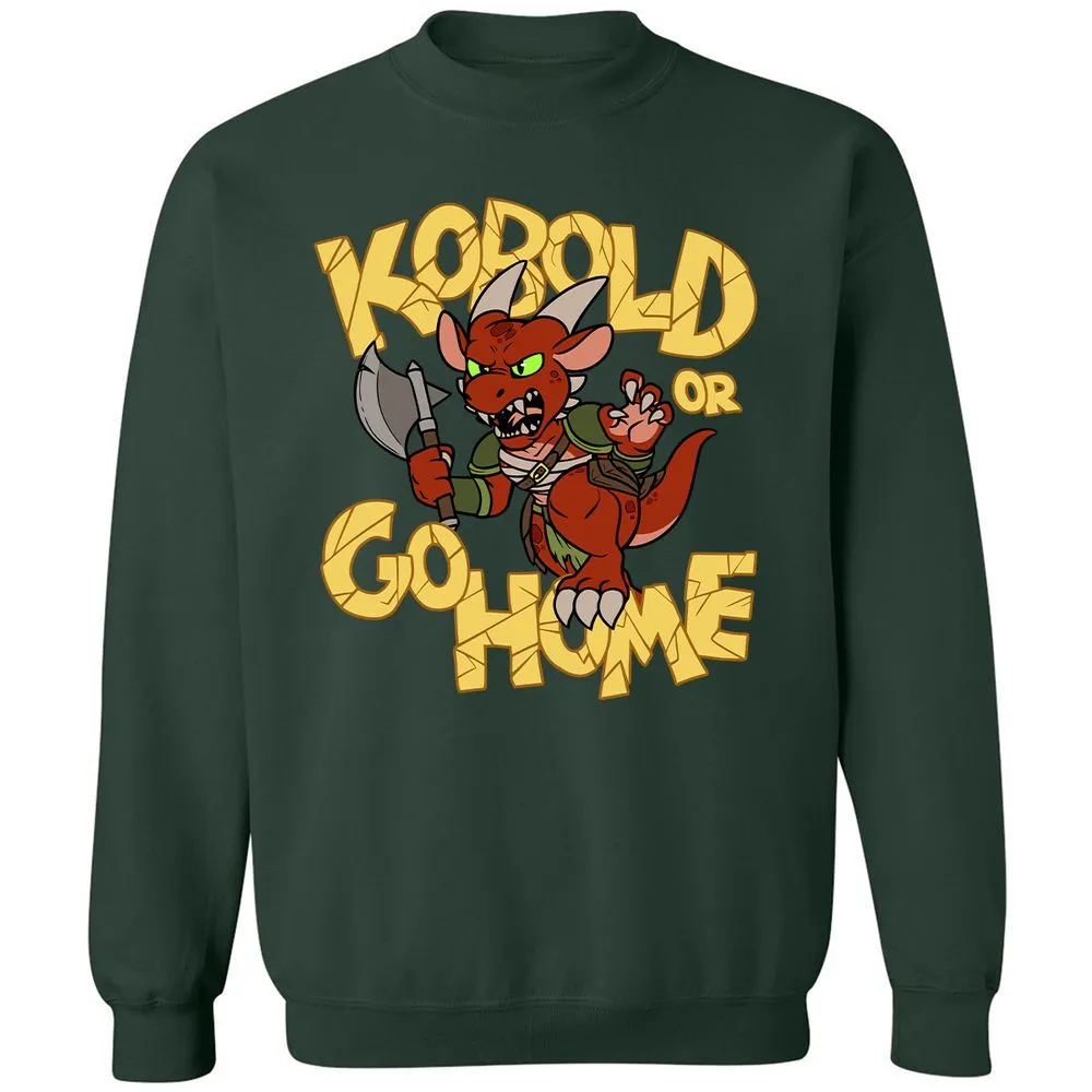 Kobold Or Go Home Classic Unisex Sweatshirt - Forest Green - 4