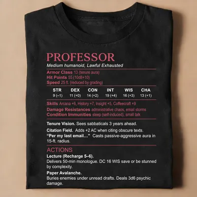 Professor Stats Classic Unisex T-Shirt