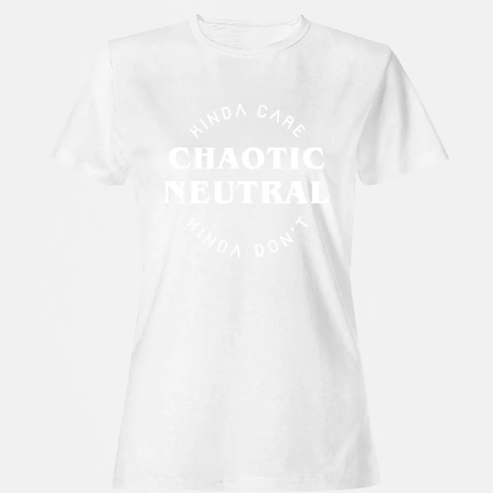 Chaotic Neutral Women's T-Shirt - White - 16