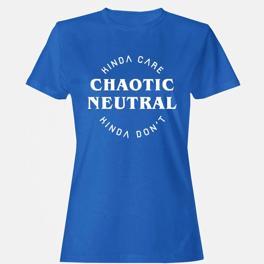 Chaotic Neutral Women's T-Shirt - Royal - 14