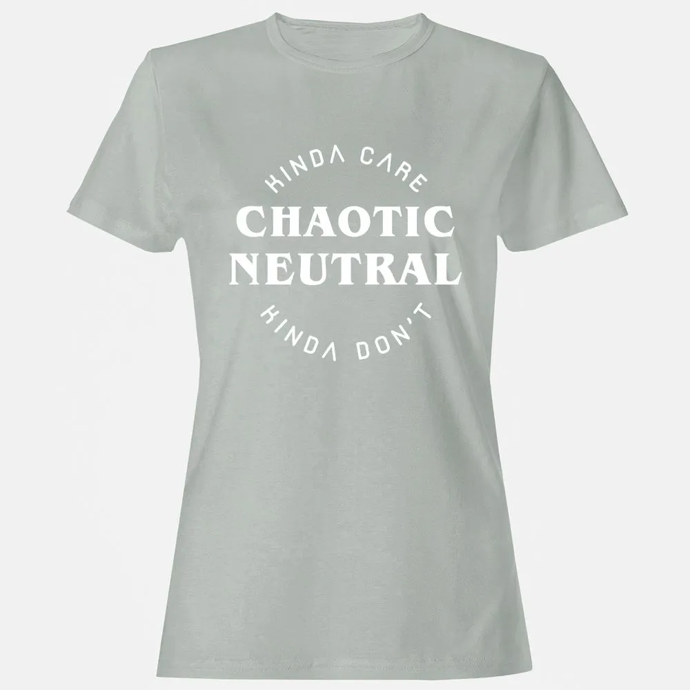 Chaotic Neutral Women's T-Shirt - Ash - 2