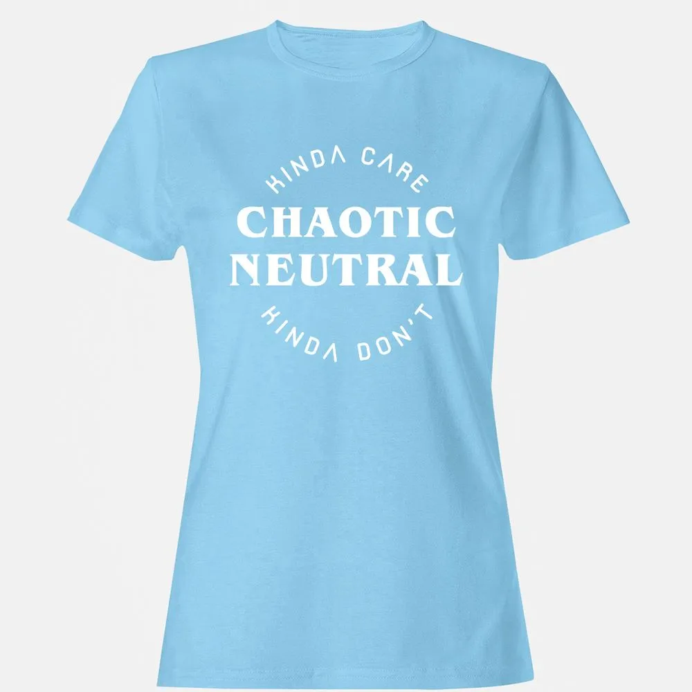 Chaotic Neutral Women's T-Shirt - Light Blue - 8