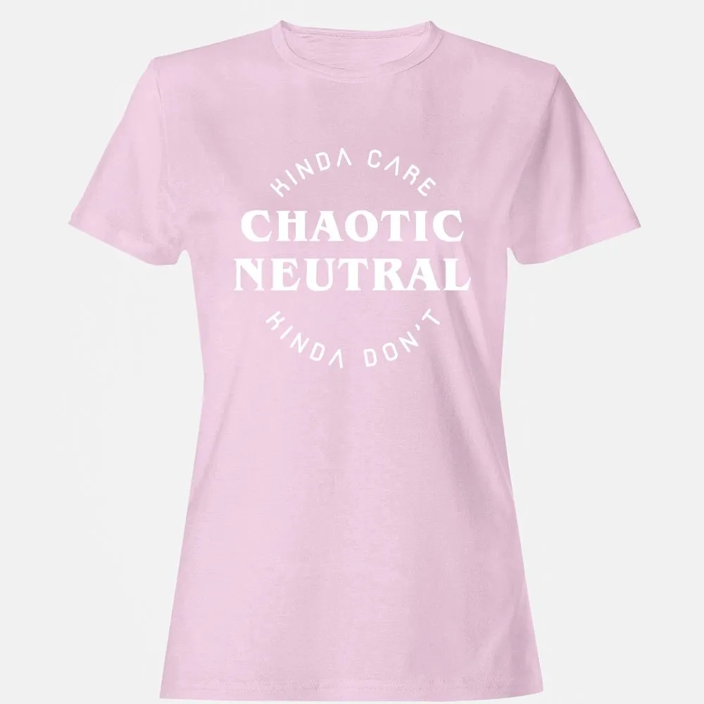 Chaotic Neutral Women's T-Shirt - Light Pink - 9
